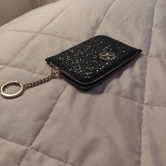 Kate Spade Glitter Zip Card Holder - Picture 4 of 5
